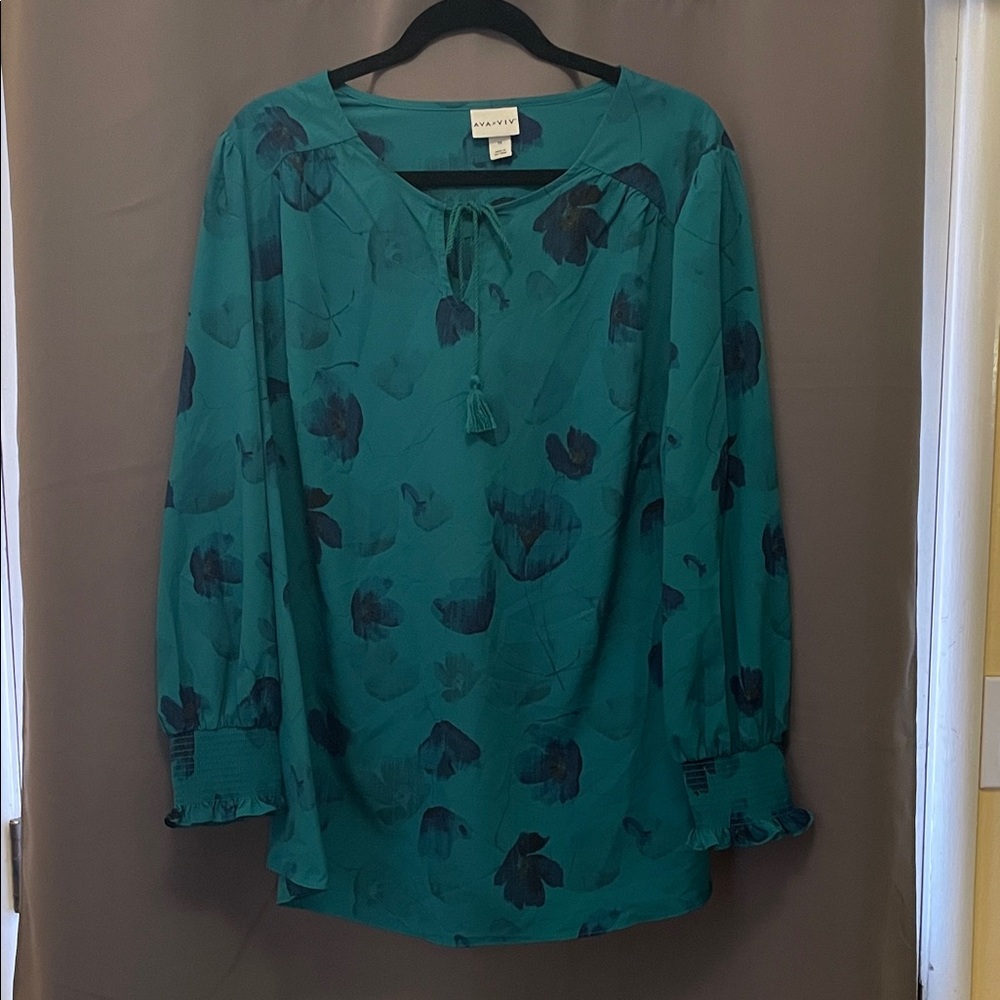 Ava & Viv floral blouse